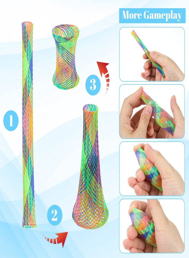 ElevateTech Cat Spring Toys Cat Tube Spring Toy Interactive for Indoor Cats Plastic Coils Attract Cats to Swat Bite Hunt 3.66 × 1.85 × 0.12 inches Multicolor 60Pcs - Image 3